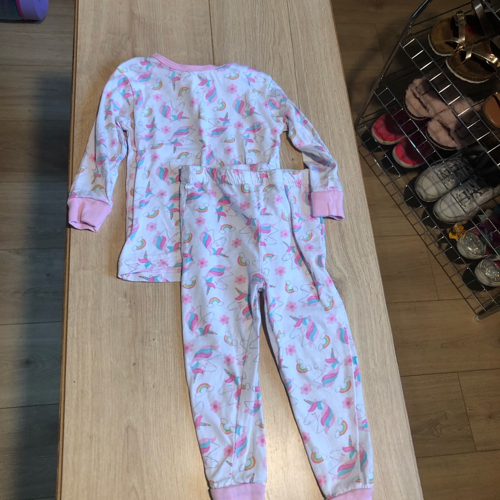 Pink Unicorn Kids Pajamas